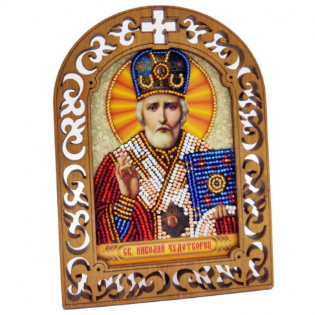 Набор для вышивки бисером Вдохновение Святой Николай Чудотворец