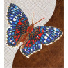 Набір для вишивання бісером метелика з водорозчинним флізеліном