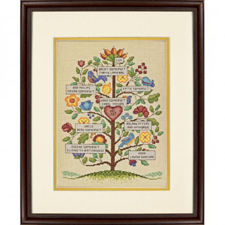 Набір для вишивання хрестиком Dimensions Vintage Family Tree