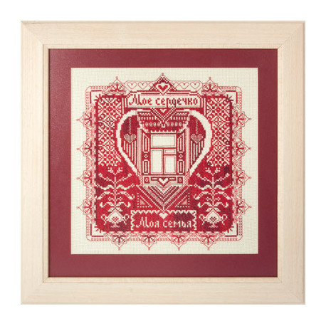 Набор для вышивки крестом Panna СО-1285 Оберег сердечка фото