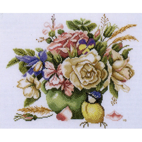 Набір для вишивання Lanarte L35071 Bouquet of Roses фото