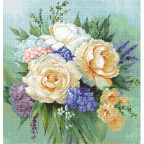 Набор для вышивки крестом Luca-S Букет цветов B2370
