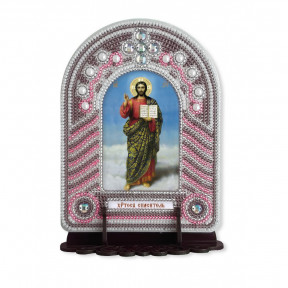 Набор для создания иконы с вышитой рамкой-киотом Нова Слобода Христос Спаситель ВК1003