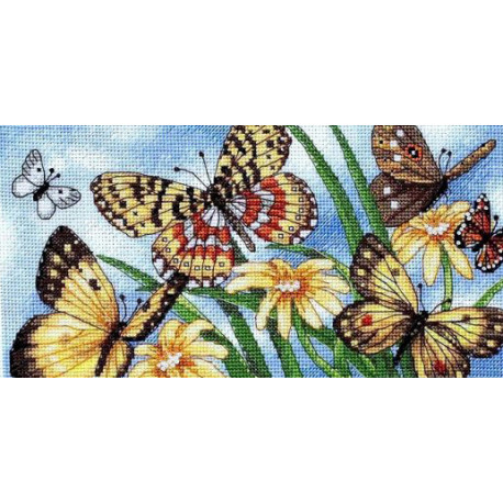 Набір для вишивання хрестиком Classic Design Літні Метелики