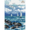 Набір для вишивання хрестиком Овен О, море, море. 1308о фото