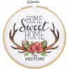 Набір для вишивання хрестиком Home Sweet Home//Будинок милий