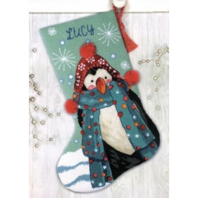Набор для вышивания гобеленом Fuzzy Penguin//Пінгвін DIMENSIONS 71-09160