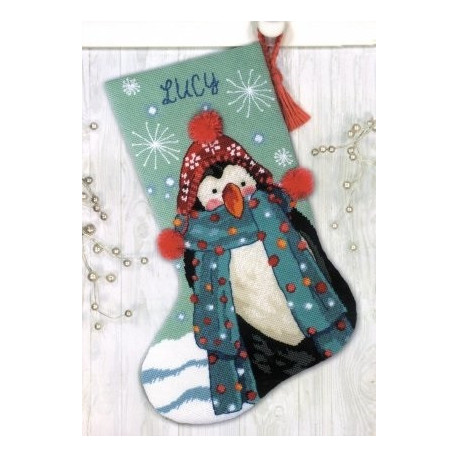 Набор для вышивания гобеленом Fuzzy Penguin//Пінгвін DIMENSIONS