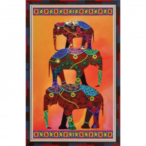 Набор для вышивания Картины Бисером Р-097 Африканские мотивы -3