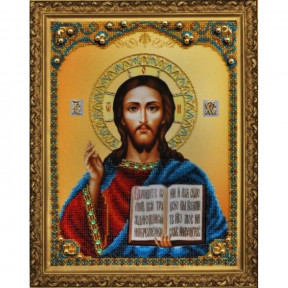 Набор для вышивания Картины Бисером Р-123 Икона Христа Спасителя