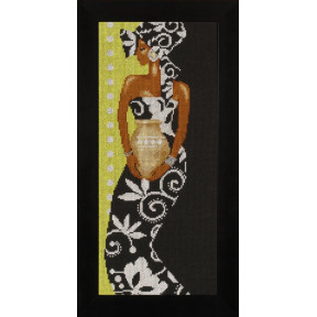 Набор для вышивания Lanarte PN-0008188 Африканка с вазой