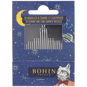Набор игл для шитья Needles Book Ассорти (20шт) Bohin (Франция) 05604