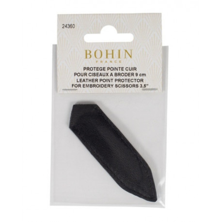 Чохол для ножиць шкіра (для 9см) Bohin (Франція) 24360