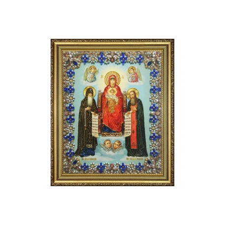 Набір для вишивання Картини Бісером Ікона Божої Матері