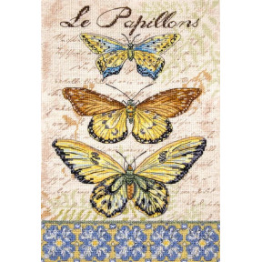 Винтажные крылья le-Papillions LETISTITCH Набор для вышивания LETI 975