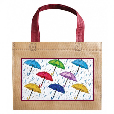Зонтики Абрис Арт Набор-сумка для вышивания бисером АСА-004