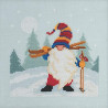Skiing Gnome / Лыжный гном Mill Hill Набор для вышивания крестом MH172011