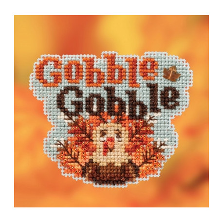 Gobble, Gobble / Гризь, гризь Mill Hill Набір для вишивання