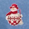 Nordic Snowman / Скандинавский снеговик Mill Hill Набор для вышивания крестом JS201916