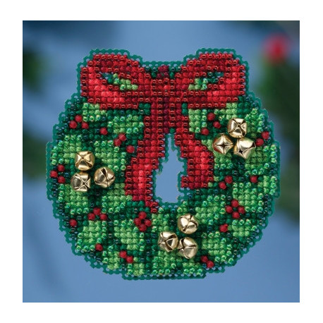 Jingle Bell Wreath / Венок Джингл Беллс Mill Hill Набор для вышивания крестом MH181632