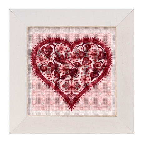 Valentine Heart / Сердце Валентинка Mill Hill Набор для вышивания крестом MH141912
