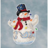 Snowman with Lights / Сніговик з гірляндою Mill Hill Набір для