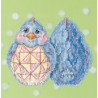 Blue Chick / Голубой цыпленок Mill Hill Набор для вышивания крестом JS181711