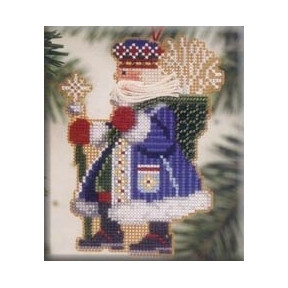 Frosty Santa / Морозный Санта Mill Hill Набор для вышивания крестом MHWS8