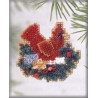 Christmas Nest / Рождественское гнездо Mill Hill Набор для вышивания крестом h110