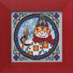 Northern Snowman / Северный снеговик Mill Hill Набор для вышивания крестом JS149101