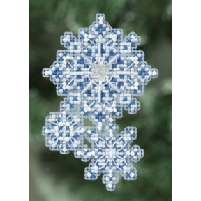 Snowflakes / Снежинки Mill Hill Набор для вышивания крестом MH180303