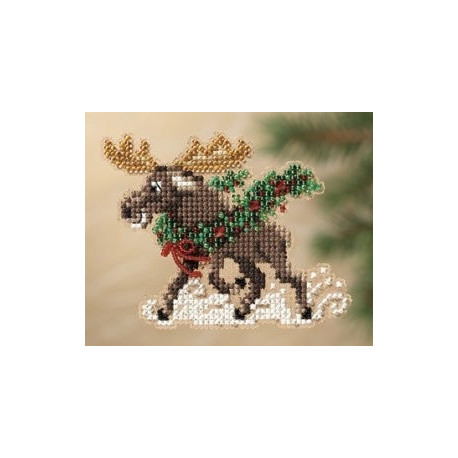 Merry Moose / Веселий лосьйон Mill Hill Набір для вишивання