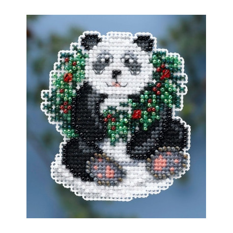 Мягкая игрушка Maxitoys Luxury Волшебная панда с веточкой бамбука 36 см