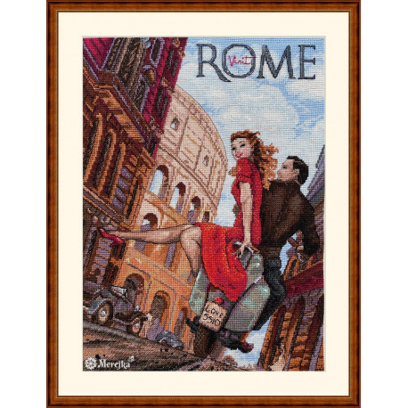 Visit Rome Мережка Набор для вышивания крестом К-180 фото
