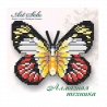 Бабочка-магнит «Алая изабель» ArtSolo Набор алмазной живописи БАТ21