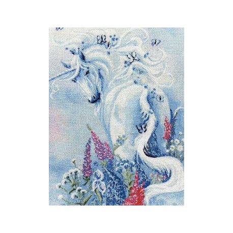 Набор для вышивания Kustom Krafts AF-002 Enchantment Unicorn