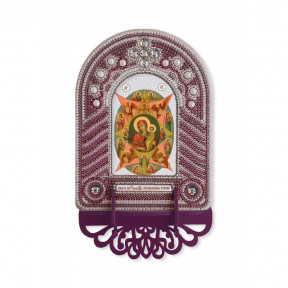 Богородица Неопалимая Купина Стена Набор для создания иконы с вышитой рамкой-киотом Нова Слобода ВК1017