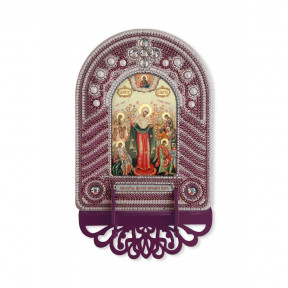 Богородиця Усіх Скорботних Радість Набір для створення ікони з вишитою рамкою-кіотом Нова Слобода ВК1018