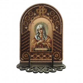 Образ Пресвятой Богородицы Умиление Перфорированная основа для вышивки бисером Нова Слобода ВКВ1006