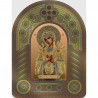 Образ Пресвятой Богородицы Семистрельная Перфорированная основа для вышивки бисером Нова Слобода ВКВ1007