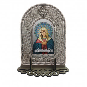 Образ Пресвятой Богородицы Умиление Перфорированная основа для вышивки бисером Нова Слобода ВКВ2006