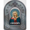 Образ Пресвятой Богородицы Умиление Перфорированная основа для вышивки бисером Нова Слобода ВКВ2006