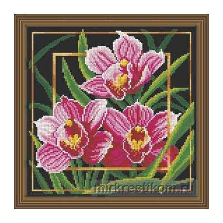 Набор для вышивания крестом Искусница Цветок. Орхидея 566 фото