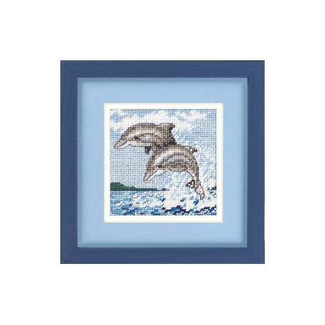 Набор для вышивания Dimensions 17046 Dance of the Dolphins фото