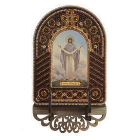 Покров Пресвятої Богородиці Набір для створення ікони з вишитою рамкою-кіотом Нова Слобода ВК2009