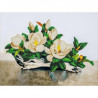 Белая орхидея Набор для вышивки бисером Волшебная страна FLF-019
