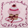 Розовое пирожное Набор для вышивки бисером Волшебная страна FLF-006
