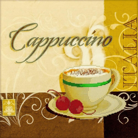 Cappuccino Схема для вышивания бисером Волшебная страна FLS-012