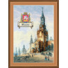 Набор для вышивки крестом Риолис РТ-0064 Города России Москва