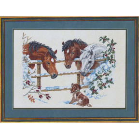 Horses & puppies Набор для вышивания Eva Rosenstand 12-741